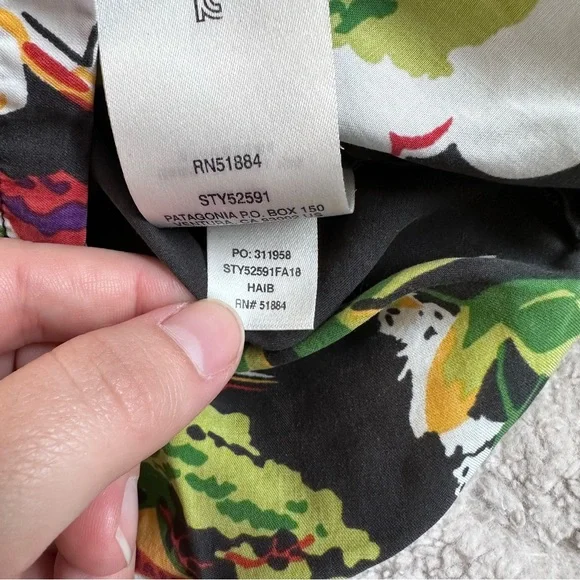 Patagonia Pataloha | Vintage Hawaiian Shirt Aloha Shirt Women's Hale'iwa Size 10 - Picture 5 of 7